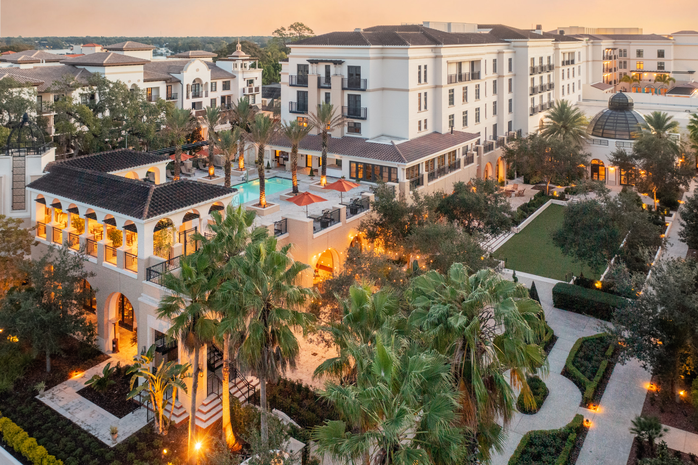 Drone Shot of The Alfond Inn