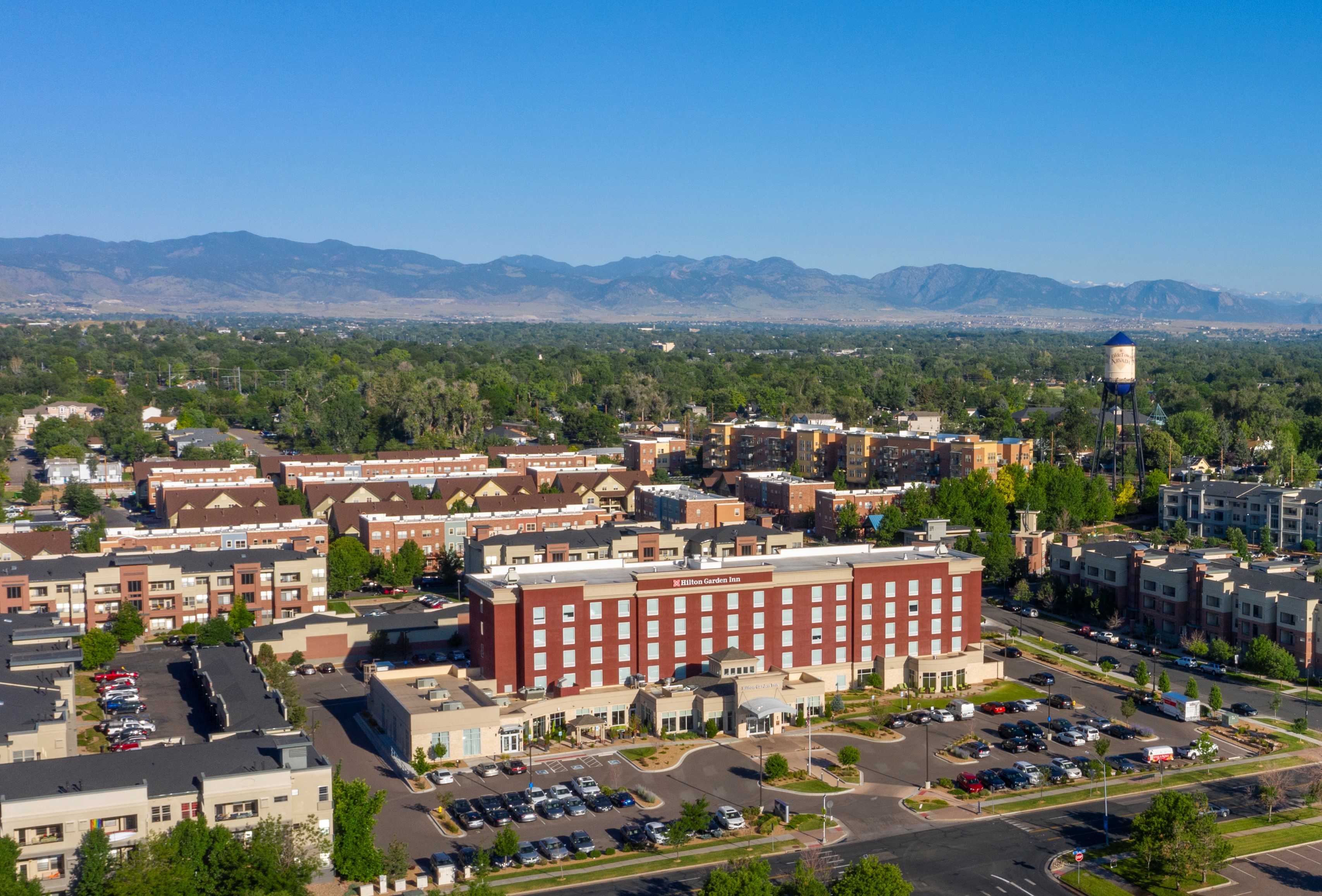 Aerial Shot Of HGI Watertower Cropped