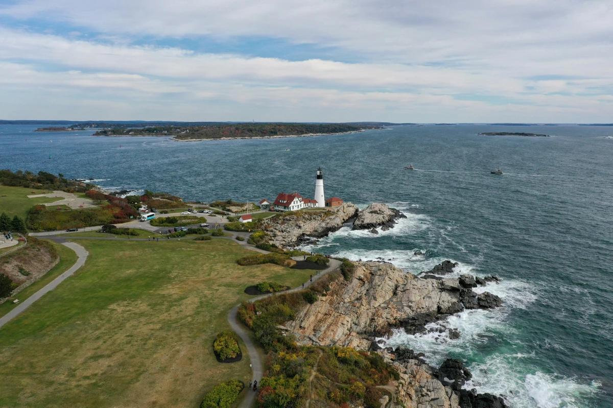 Lighthouse on a beach